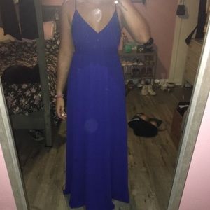 Blue long gown/prom